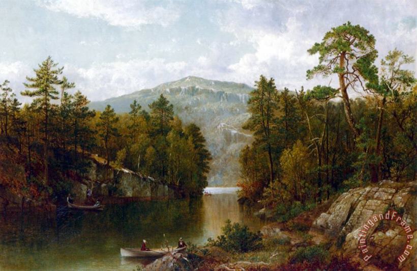 The Lake George painting - David Johnson The Lake George Art Print