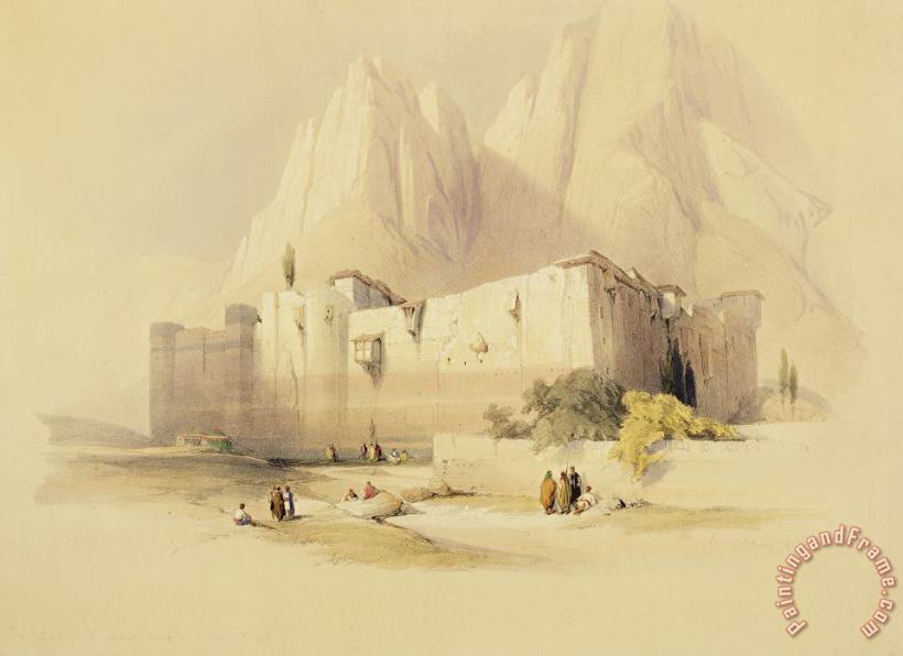 David Roberts The Convent Of St. Catherine Art Painting