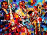 Bold Jazz Trio by Debra Hurd