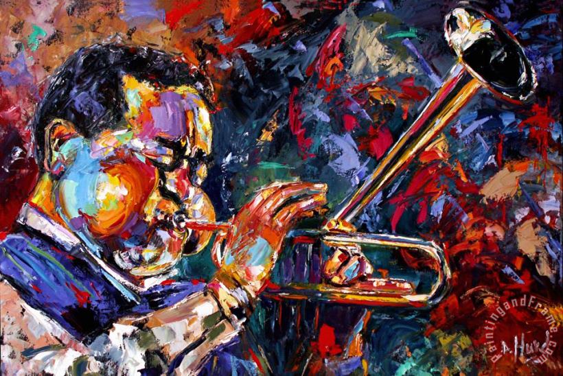 Debra Hurd Dizzy Gillespie Art Painting