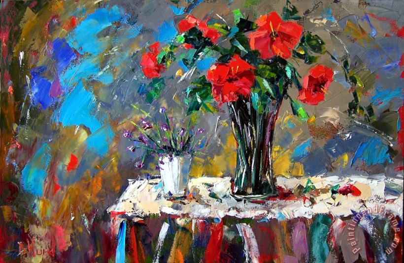 Debra Hurd Spring Blooms Art Painting