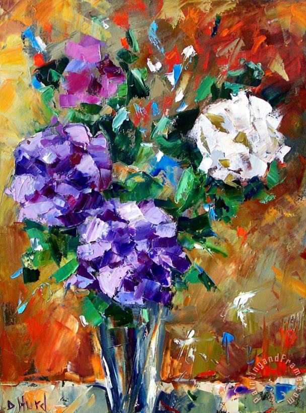 Vase Of Color painting - Debra Hurd Vase Of Color Art Print
