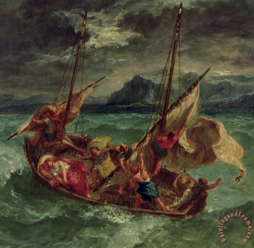 Delacroix Christ on the Sea of Galilee Art Painting