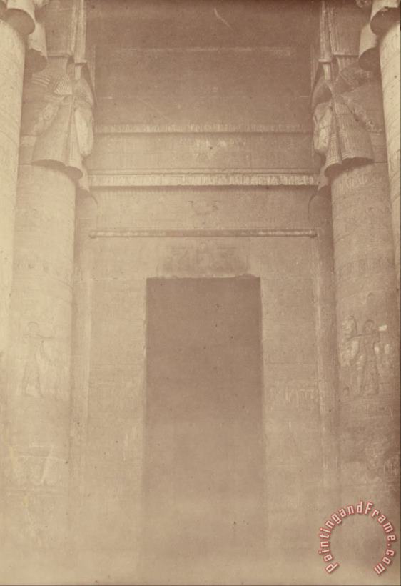 Despoineta (the Inner Entrance of The Temple of Denderah) Art Print