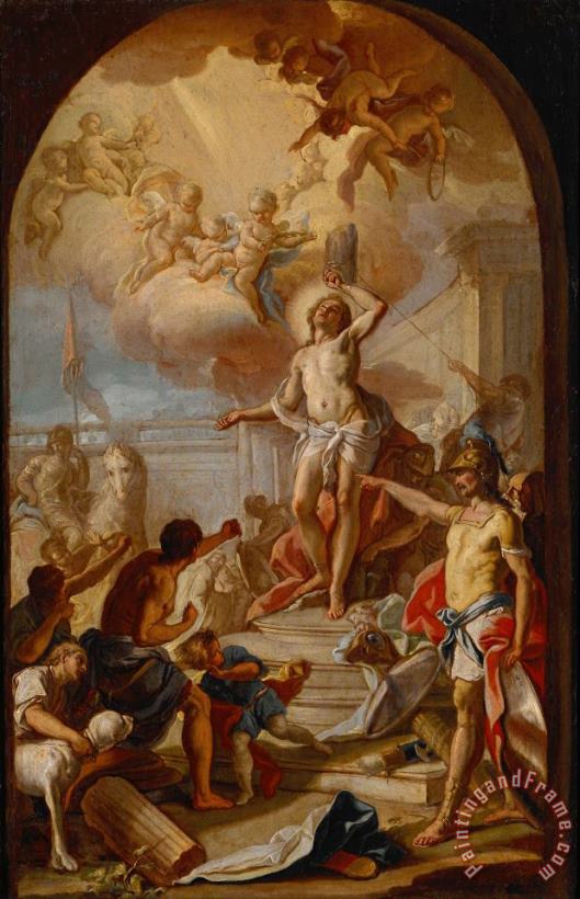 Diana, Giacinto The Martyrdom of St. Sebastian Art Print