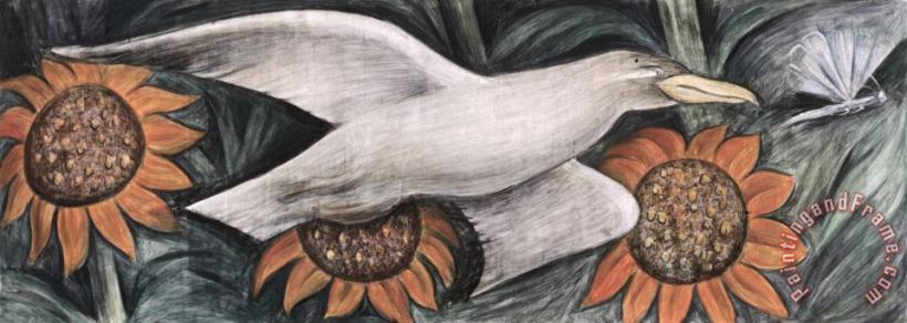 Diego Rivera Detroit Industry Detail Of West Wall Art Print