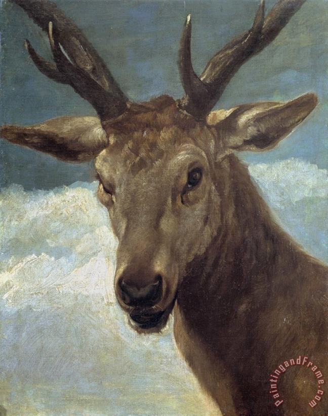 Deer Head painting - Diego Velazquez Deer Head Art Print