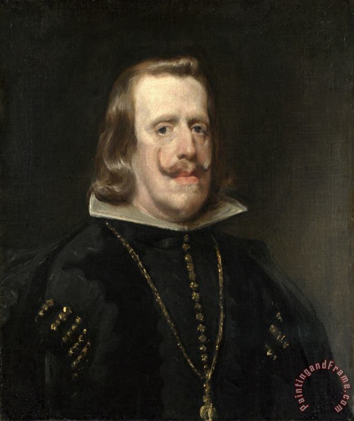 Diego Velazquez Portrait of Philip Iv of Spain 1656 Art Print