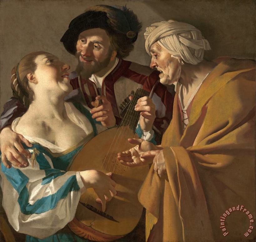 Dirck van Baburen The Procuress Art Painting
