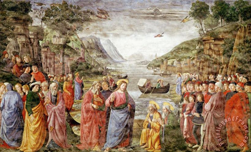 Domenico Ghirlandaio The Calling of Ss. Peter And Andrew Art Print
