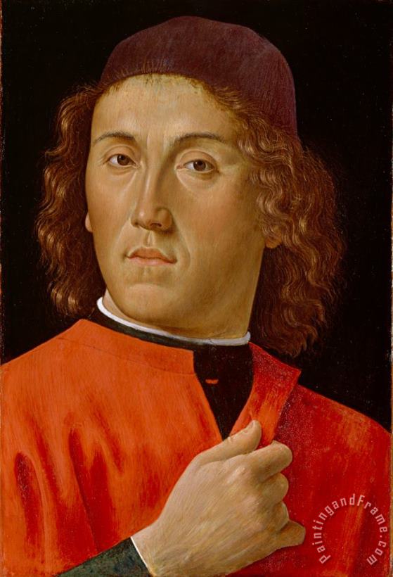 Domenico Ghirlandaio Young Man Art Painting