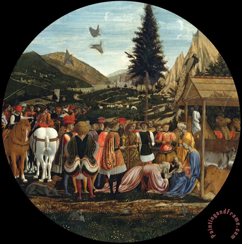 Domenico Veneziano The Adoration of The Magi Art Print