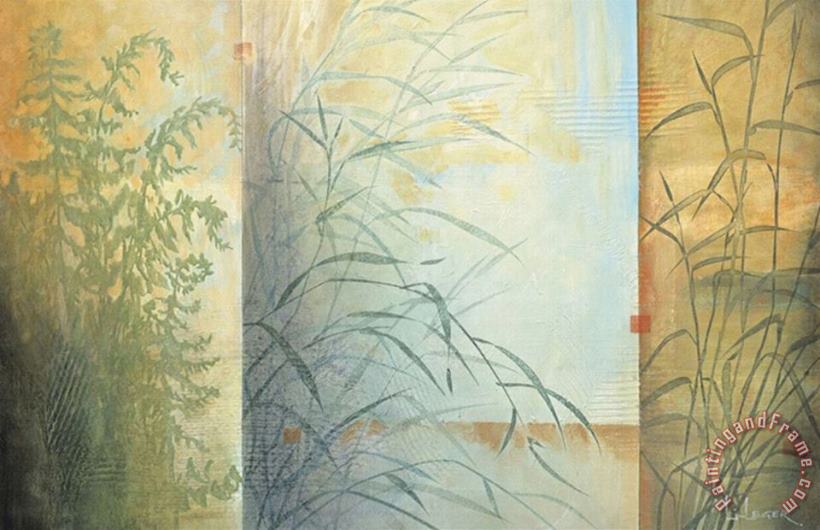 don li leger Ferns And Grasses Art Print