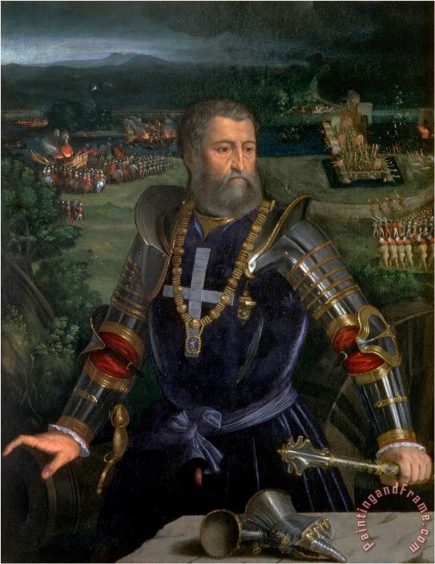 Dosso Dossi Portrait of Alfonso I D Este Art Painting