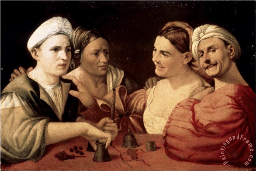 The Magicians painting - Dosso Dossi The Magicians Art Print