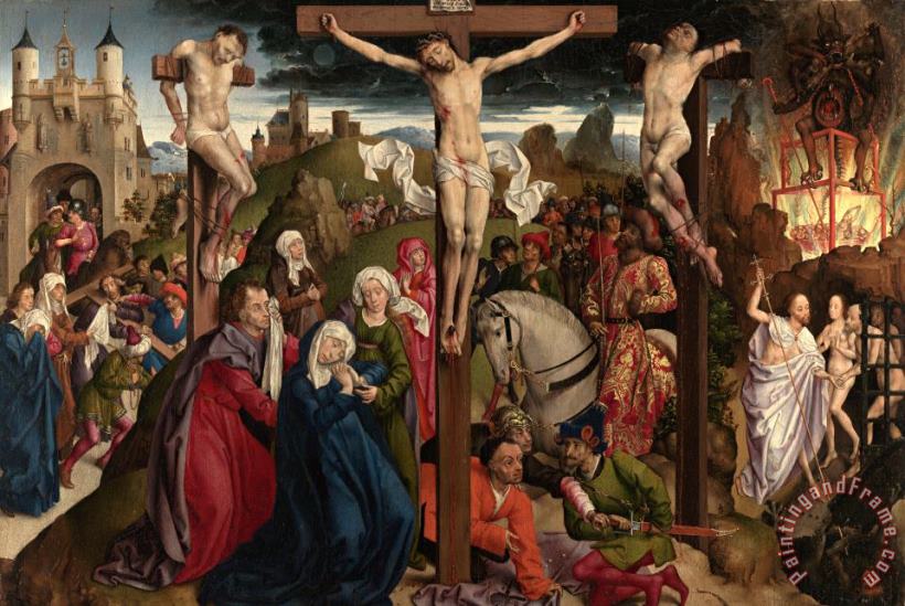 Dreux Bude Master The Crucifixion Art Painting
