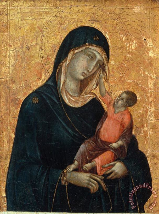 Duccio Madonna And Child Art Painting