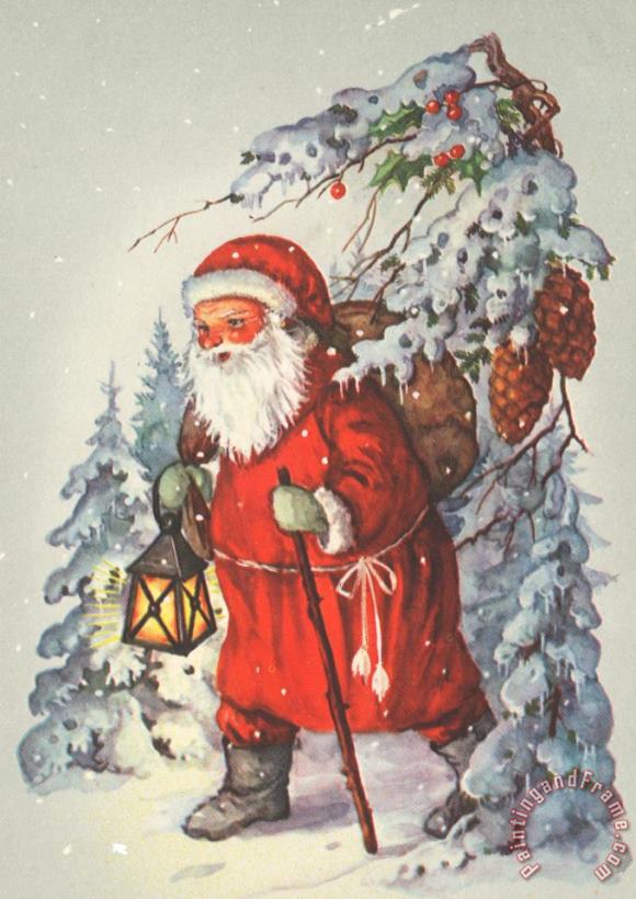 Dutch School Christmas Card Art Print