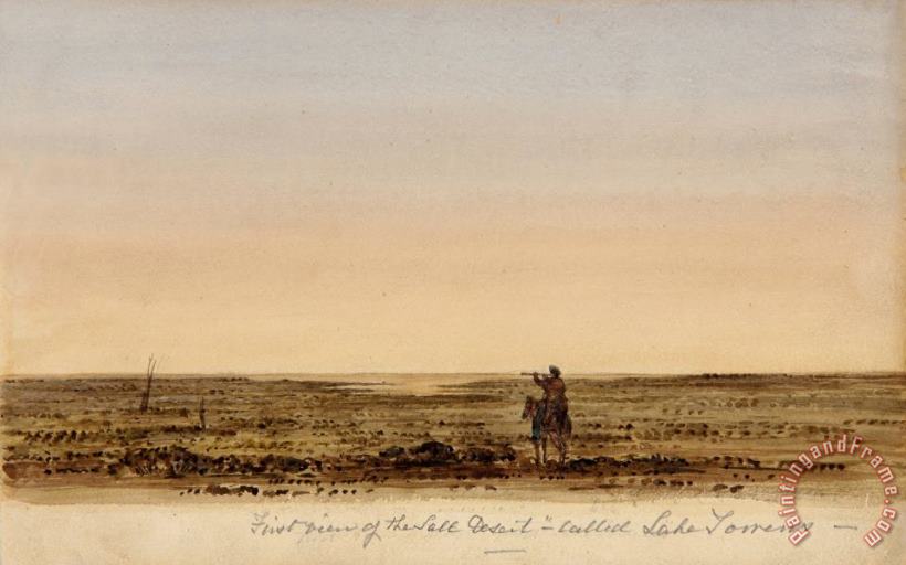 E. C. Frome First View of The Salt Desert Art Painting