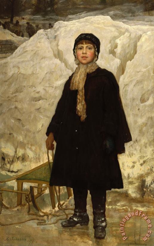 Eastman Johnson Portrait of a Child Art Painting