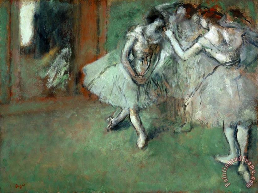 Edgar Degas A Group of Dancers Art Print