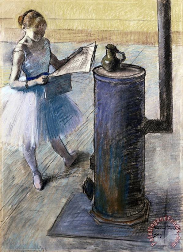 Edgar Degas Dancer Resting Art Print