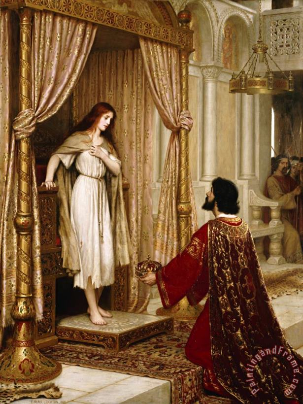 The King And The Beggar Maid painting - Edmund Blair Leighton The King And The Beggar Maid Art Print