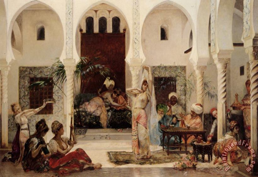 Edouard Frederic Wilhelm Richter In The Harem Art Painting