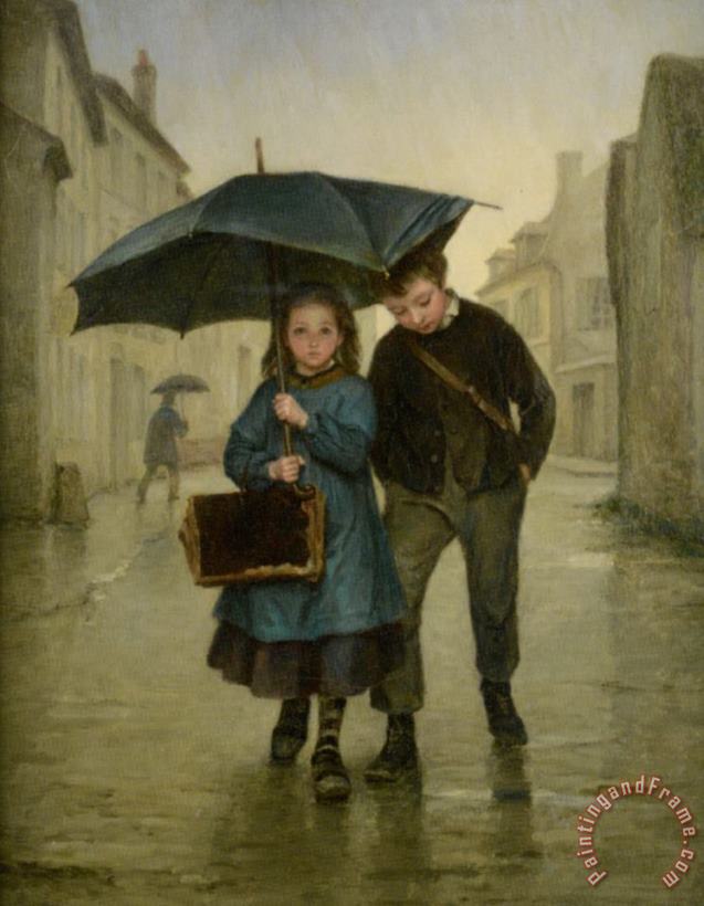 Edouard Frere Going to School Art Painting