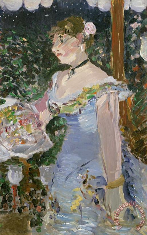 Edouard Manet Cafe Concert Singer Art Print