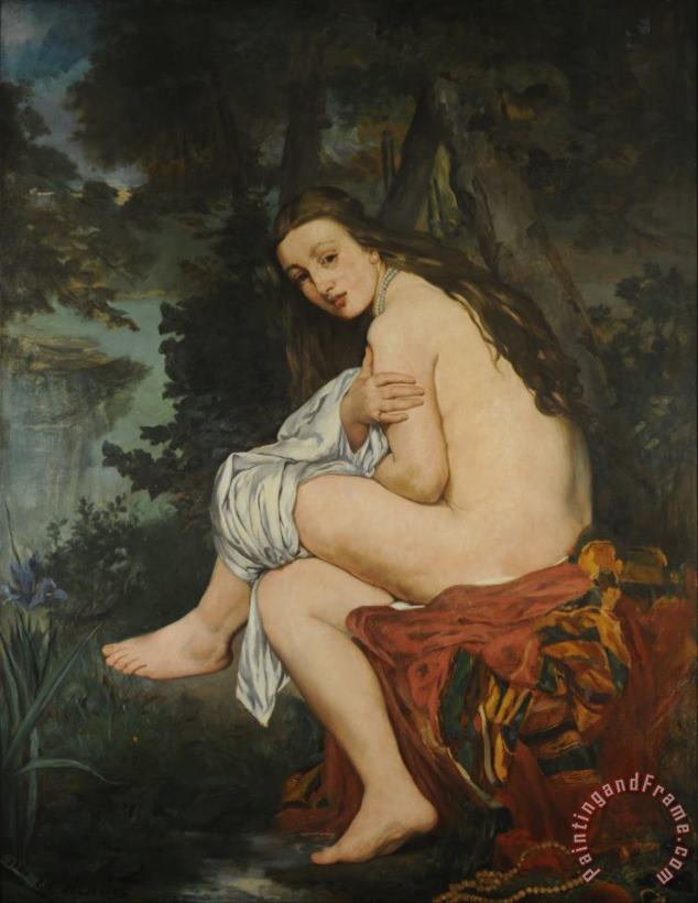 Edouard Manet La Nymphe Surprise Art Painting