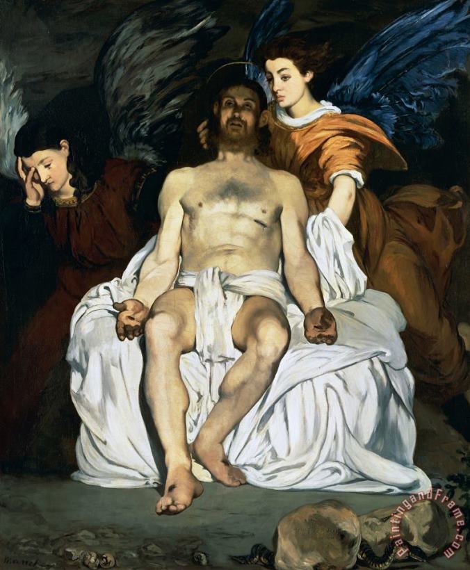 Edouard Manet The Dead Christ And Angels Art Painting