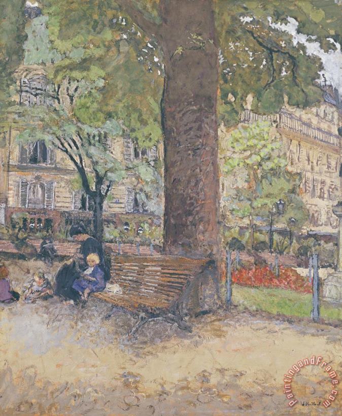 The Square at Vintimille painting - Edouard Vuillard The Square at Vintimille Art Print