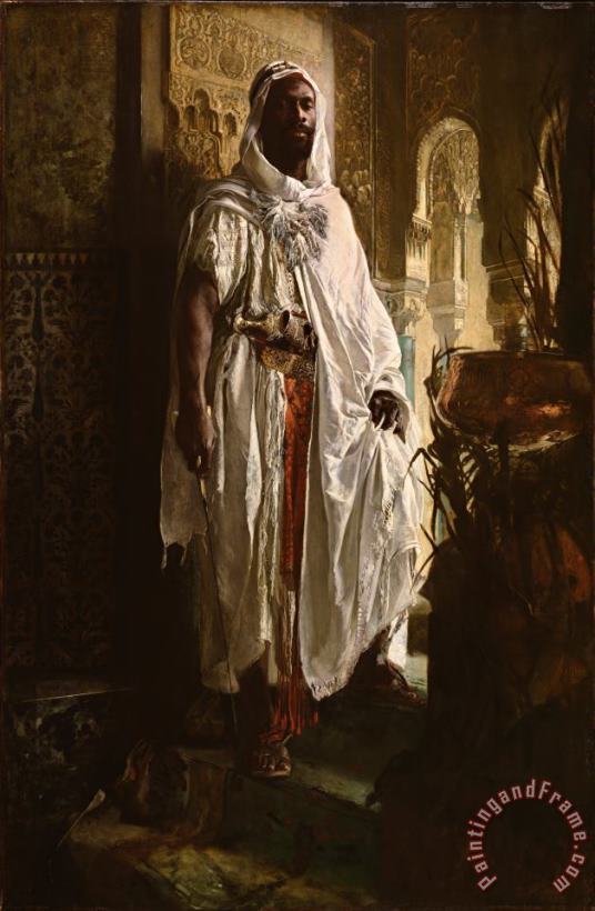 The Moorish Chief painting - Eduard Charlemont, Austrian The Moorish Chief Art Print