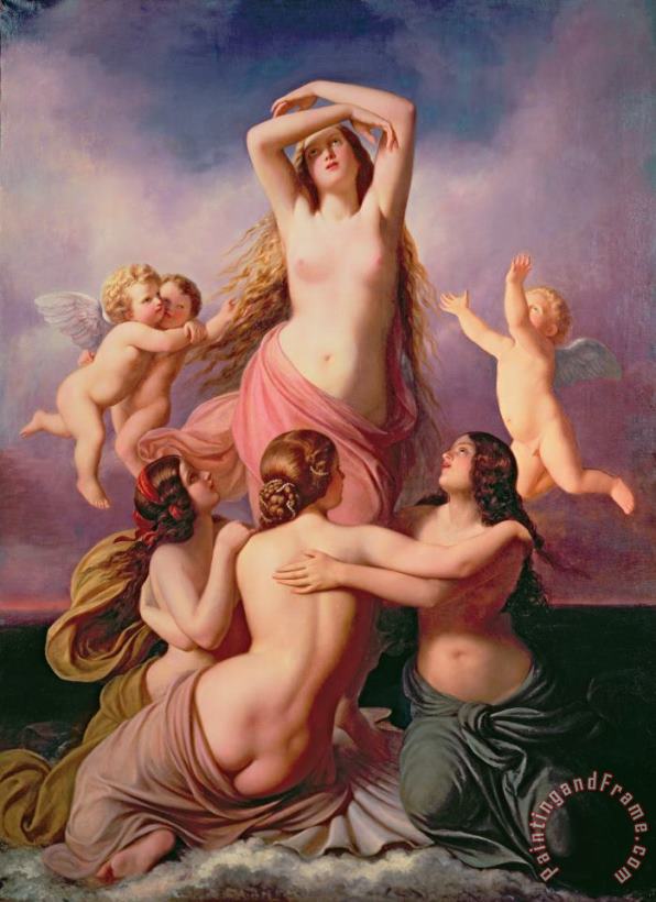 The Birth of Venus painting - Eduard Steinbruck The Birth of Venus Art Print