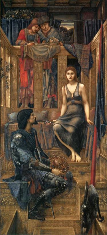King Cophetua And The Beggar Maid painting - Edward Burne Jones King Cophetua And The Beggar Maid Art Print