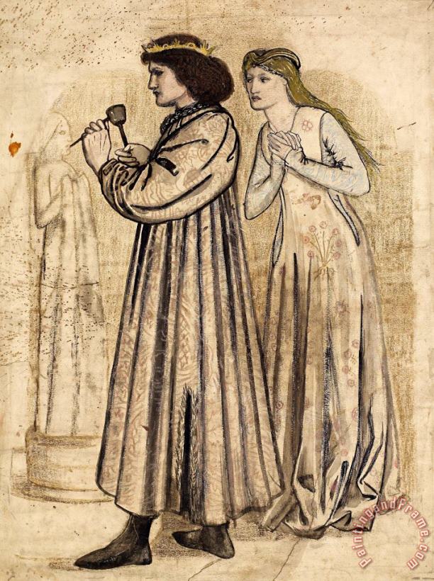 Edward Burne Jones King Rene's Honeymoon Art Print