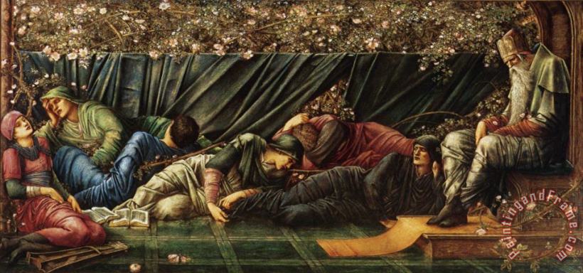 The Briar Rose II The Council Chamber painting - Edward Burne Jones The Briar Rose II The Council Chamber Art Print