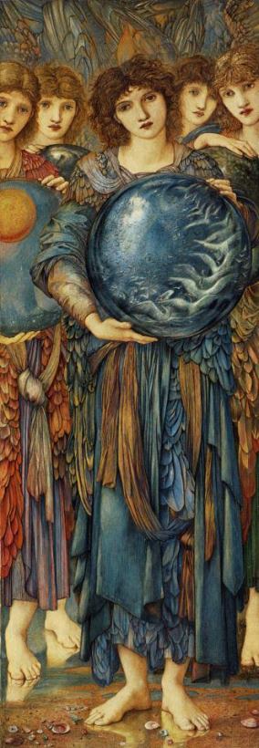 The Days of Creation The Fifth Day painting - Edward Burne Jones The Days of Creation The Fifth Day Art Print