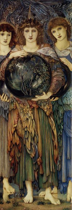 The Days of Creation The Third Day painting - Edward Burne Jones The Days of Creation The Third Day Art Print