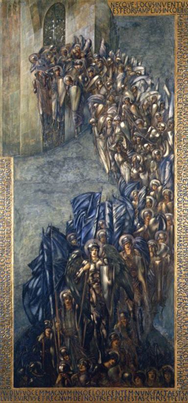 The Fall of Lucifer painting - Edward Burne Jones The Fall of Lucifer Art Print