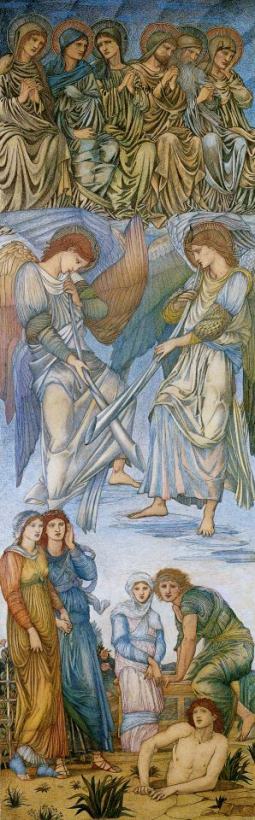 Edward Burne Jones The Last Judgment Panel 1 Art Print