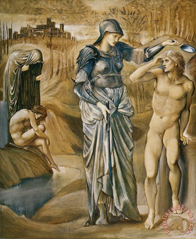 The Perseus Series The Call of Perseus painting - Edward Burne Jones The Perseus Series The Call of Perseus Art Print