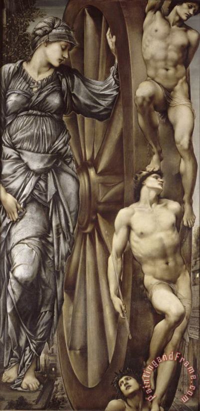 The Wheel of Fortune painting - Edward Burne Jones The Wheel of Fortune Art Print