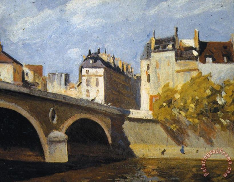 Edward Hopper Bridge on The Seine Art Print