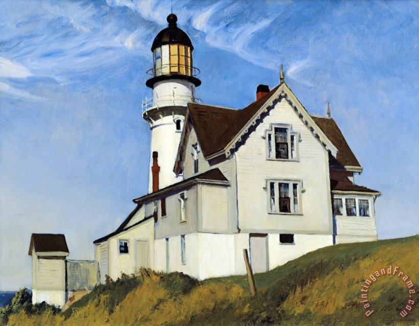 Edward Hopper Captain Upton's House Art Painting