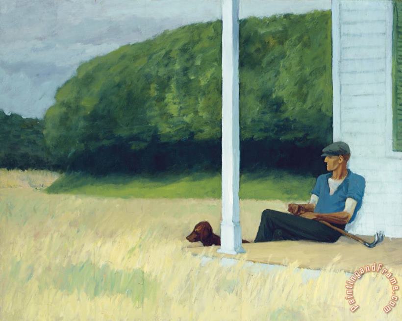 Edward Hopper Clamdigger Art Painting