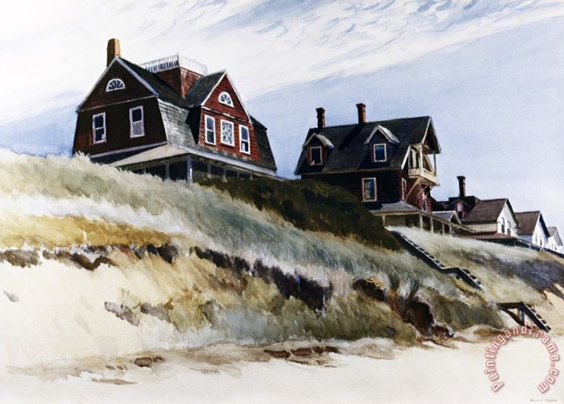 Edward Hopper Cottages at Wellfleet Art Painting