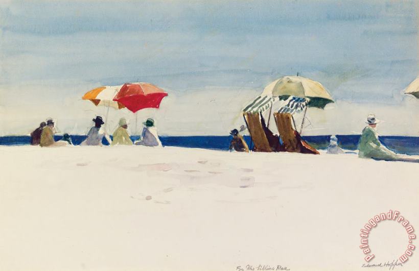 Edward Hopper Gloucester Beach Art Print
