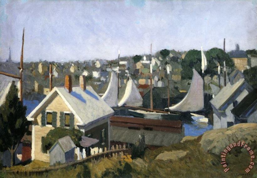 Edward Hopper Gloucester Harbor Art Painting